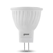 Лампа Gauss LED D35*45 3WSMD MR11 AC220-240V GU4 2700K FROST EB132517103