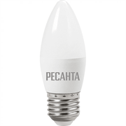 Лампа светодиодная РЕСАНТА LL-R-C37-6W-230-3K-E27 арт.76/1/9
