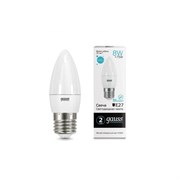 Лампа GAUSS LED Elementary Candle 8W E27 4100K 33228