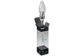 Лампа Gauss LED Candle Crystal clear 5W E14 4100K 1/10/100 диммируемая HA103201205-D