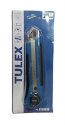 Нож TULEX 8101018 с винтовым фиксатором, двухкомпонентный корпус, сегментированное лезвие, 18мм 8101