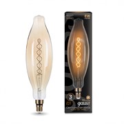 Лампа Gauss LED Filament BT120 E27 8W Golden flexible 2400K 156802008