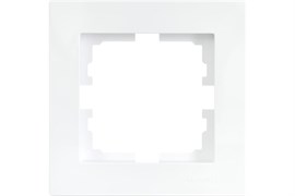 Рамка LEZARD VESNA 1-ая горизонтальная, белая 742-0200-146