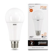 Лампа GAUSS LED Elementary A67 25W E27 2700K-3000К 73215