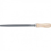 Напильник СИБРТЕХ 150мм, трехгранный, деревянная ручка 16023