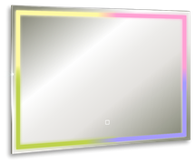 Зеркало LED Livia RGB Сенсорный выключатель 800х600 мульти-цвет