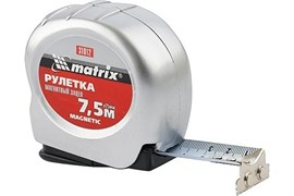 Рулетка MATRIX Magnttic 7,5м*25мм арт.31012