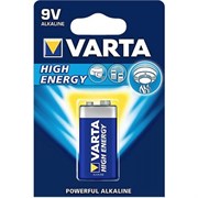 Батарейка VARTA High Energy E-Block 9V-6LR61/PP3 (1шт) арт.0003-4922-121-411