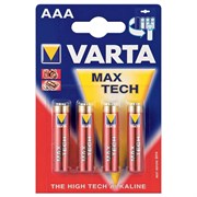 Батарейка VARTA Maxi-Tech Micro 1.5V-LR03/AAA (4шт) арт.0004-4703-101-404