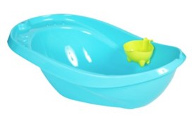 Ванночка Без ТМ Буль-Буль детская, со сливным отверстием, до 44л, в комплектации с ковшом 10193019