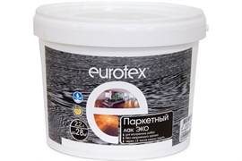 Лак РОГНЕДА EUROTEX-Эко акрил, паркетный, полуматовый 2,2л