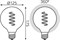 Лампа GAUSS LED Filament G125 6W 360Lm E27 2400К Flexible Golden 158802008 - фото 101323