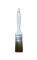 Кисть DECOR плоская PROFI для лака 35х15мм, темная синтет. щетина, пластиковая ручка 730-038 - фото 102992