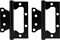 Петля НОРА-М накладная универс. 800-4 FHP черный без колп. 100*75*2,5 - фото 103068