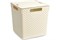 Коробка Береста для хранения, квадратная, без крышки 23л 294*294*300 слоновая кость - фото 103507