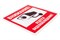 Табличка REXANT ПВХ информационный знак «Внимание, ведется видеонаблюдение» 200*200мм 56-0024-2 - фото 103566