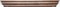 Капитель ЛЕСКОМ ясень коричневый/черная патина 70 - фото 107384