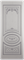 Полотно ЛЕСКОМ дверное Экшпон Новелла ясень серый/серебро глухое 80 - фото 107857