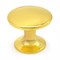 Ручка-кнопка мебельная SOLLER 306C золото d-24мм (1200,10) - фото 108628