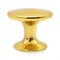 Ручка-кнопка мебельная SOLLER 306C золото d-24мм (1200,10) - фото 108629