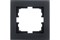 Рамка LEZARD VESNA 1-ая горизонтальная, черная матовая 742-4200-146 - фото 109591