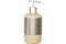 Дозатор PRIMANOVA LIMA для жидкого мыла 0,45л, пластик/нержавейка, бежевый M-E17-09 - фото 111659