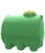 Емкость KSC горизонтальная цилиндрическая 500 литров (зеленая) 40-284 - фото 11649