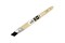 Кисть МАКО штриховая, элитная черная mako деревянная ручка, оправа из нерж. Сталь 931025 - фото 118929