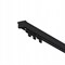 Карниз DSADECOR профильный алюминиевый одинарный 300см черный - фото 120043