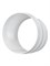 Соединитель ЭРА эксцентриковый круглого воздуховода с круглым пластик D100/110 арт.1011РЭП - фото 123881