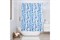 Штора MOROSHKA Akvarel для ванной комнаты тканевая 180х180см, голубой+белый 976-301-01 - фото 124643