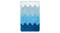 Коврик FIXSEN DEEP для ванной 1-ый голубой 50*80см FX-5003C - фото 124973