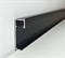 Плинтус скрытого монтажа 37*15мм 2,5м черный матовый(крашеный) - фото 125023