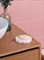 Мыльница MOROSHKA Akvarel 9,1х12,7х2,8см, белый+розовый 976-311-02 - фото 125308