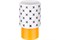 Стакан для зубных щеток MOROSHKA Memphis 7,5х7,5х12см, белый+черный+желтый 905-312-01 - фото 125386