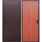 Дверь металлическая 4,5 см Прораб 1 антик медь, рустикальный дуб, 860 левая - фото 126200