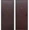 Дверь металлическая 4,5 см Прораб 1 металл-металл, антик медь, 960 правая - фото 126211