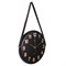 Часы настенные РУБИН Классика из металла с ремешком, d=27см, черный 2626-012 - фото 126336