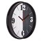 Часы настенные РУБИН Эко круг d=29см, корпус черный 2940-013 - фото 126352