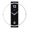Часы настенные РУБИН Time 2 металл+ дерево, круг d=30,5см, черный+белый 3330-002 - фото 126380
