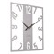 Часы настенные РУБИН Классика из металла, 40*40см, открытая стрелка, серебро 4039-003 - фото 126408