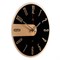Часы настенные РУБИН Стиль прозрачные d-39см, открытая стрелка, черный 4041-004 - фото 126416