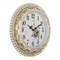 Часы настенные РУБИН Полевые цветы круг d38см, корпус белый с золотом 3825-003 (5) - фото 126438