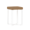 Табурет квадратный ТОРОНТО белый, цвет сиденья бежевый ТТ1 ББЕЖ - фото 127309