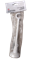 Кронштейн для карниза однорядный 19мм белый YB006 - фото 127687