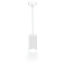 Светильник подвесной RITTER ARTON цилиндр, провод 1м, 55*100мм, GU10, алюминий, цвет белый 59980 7 - фото 128484