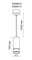 Светильник подвесной RITTER ARTON цилиндр, провод 1м, 55*100мм, GU10, алюминий/стекло, белый 59986 9 - фото 128487