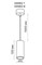 Светильник подвесной RITTER ARTON цилиндр, провод 1м, 80*100мм, GU10 алюминий, цвет черный 59983 8 - фото 128488