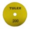 Круг TULEX алмазный гибкий шлифовальный, на велкро основе, сухое шлифование 100мм, P200 851011-200 - фото 129682