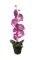 Цветок искусственный Орхидея в горшке 20*10*47см 317002690 - фото 131630